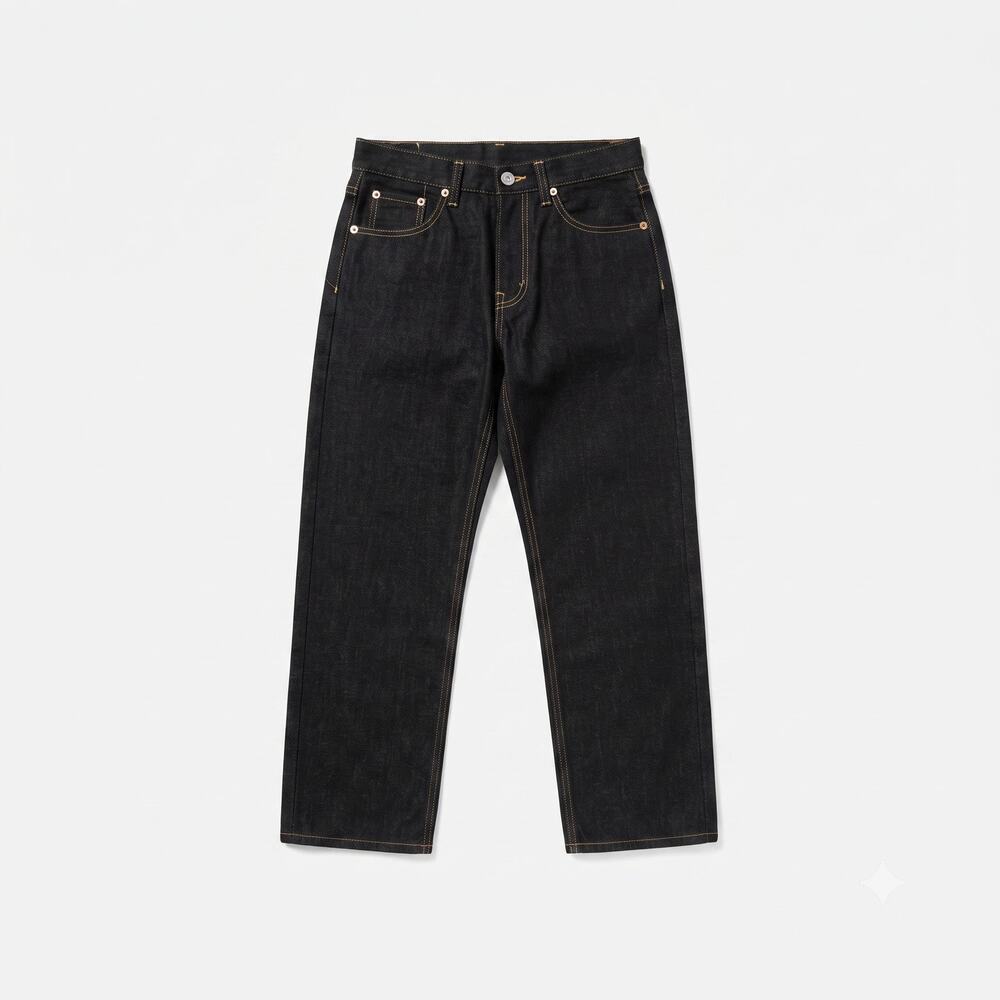 Rebel Minds Men's Black Jeans Relaxed Fit Size 30x30